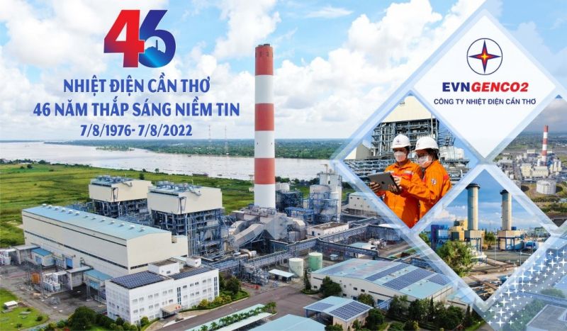 Kỷ niệm 46 năm ngày thành lập Công ty Nhiệt điện Cần Thơ.