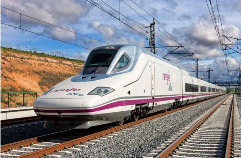 Tàu tốc độ cao đang khai thác tại Tây Ban Nha (ảnh: RENFE).