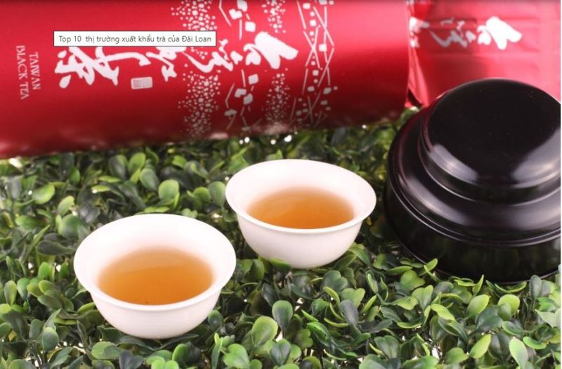 Về thị trường xuất khẩu, Top 10 thị trường xuất khẩu trà của Đài Loan trong năm 2022 là: Hoa Kỳ, Trung Quốc, Nhật Bản, Hồng Công, Malaysia, Úc, Philippines, Singapore, Việt Nam và Indonesia.