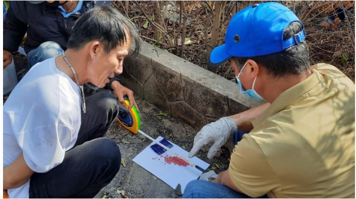 Nguyễn Hữu Sông bị lực lượng Bộ đội Biên phòng bắt giữ cùng 193 viên ma túy tổng hợp.