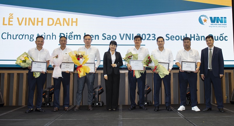 Ban TGĐ VNI vinh danh các Công ty thành viên đã hoàn thành KHKD 6 tháng đầu năm 2023