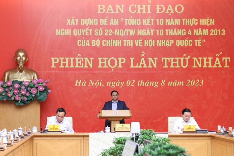 Ủy viên Bộ Chính trị, Thủ tướng Chính phủ Phạm Minh Chính, Trưởng Ban Chỉ đạo chủ trì Phiên họp