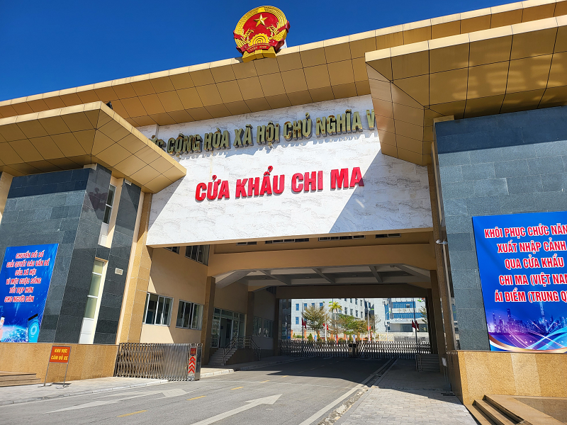 Cửa khẩu Chi Ma, Lạng Sơn. Ảnh: T.H