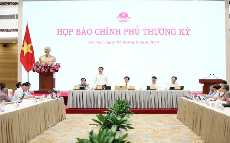 Toàn cảnh buổi họp báo - Ảnh: VGP/Quang Thương