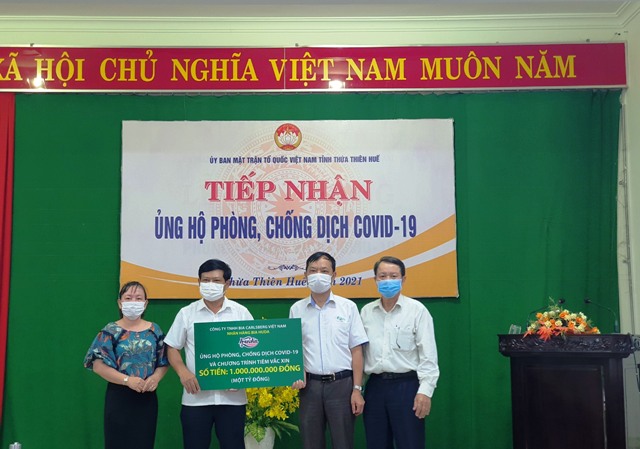 Thừa Thiên Huế: HUDA- ủng hộ 01 tỉ đồng vào quỹ phòng, chống dịch Covid-19