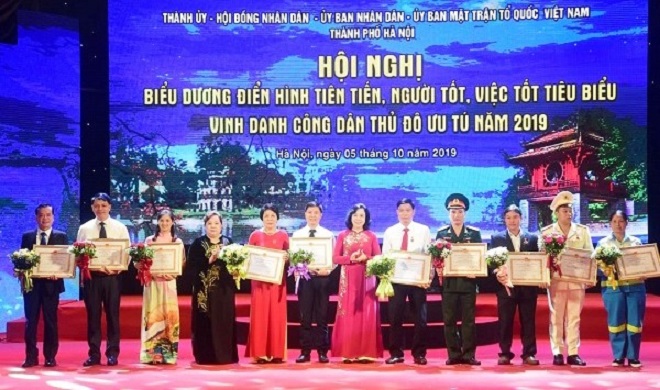 Hà Nội: Tặng danh hiệu ''Người tốt, việc tốt'' năm 2021 cho 188 cá nhân