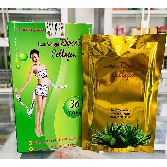 Phục linh collagen chứa chất cấm