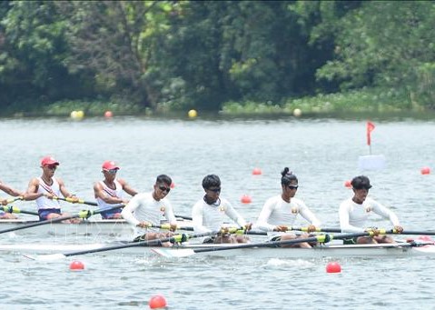 Khởi tranh môn Đua thuyền Rowing tại SEA Games 31