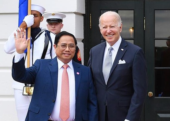 Thủ tướng Phạm Minh Chính dự chiêu đãi của Tổng thống Hoa Kỳ Joseph Robinette Biden