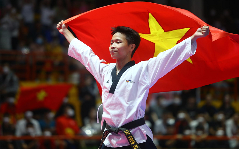 SEA Games 31 ngày 16.5: Phạm Quốc Việt giành HCV cho Taekwondo Việt Nam