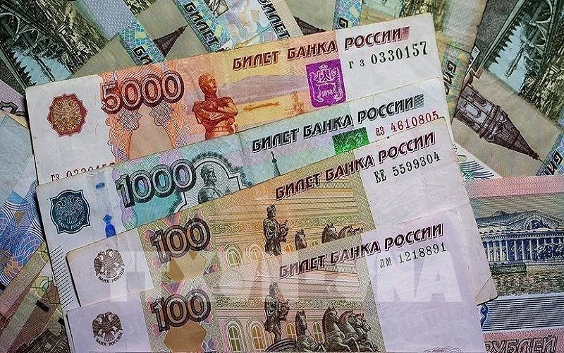 Đồng ruble của Nga tăng lên mức cao nhất nhiều năm so với euro và USD