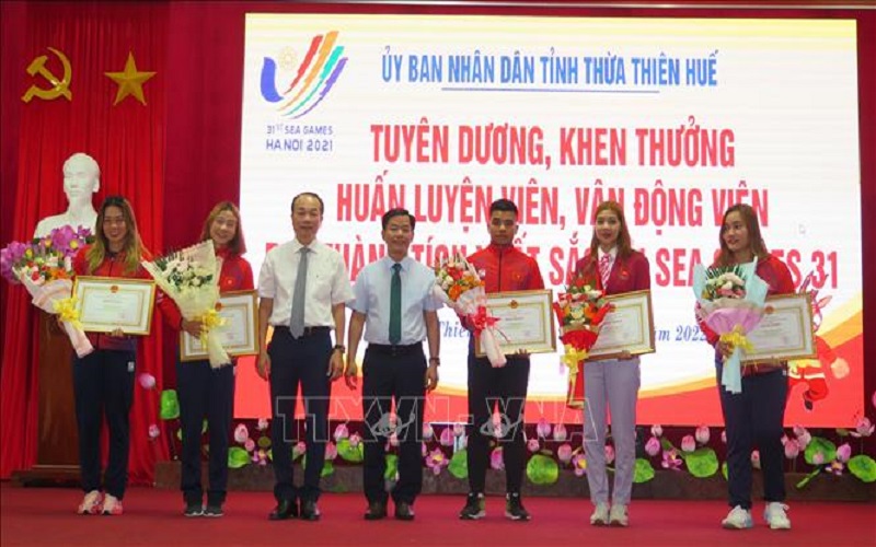 Thừa Thiên - Huế vinh danh các tập thể, cá nhân đạt thành tích cao SEA Games