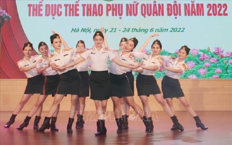 Khai mạc Liên hoan Thể dục, thể thao Phụ nữ Quân đội năm 2022