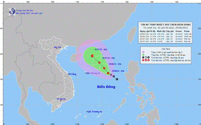 Chủ động ứng phó với áp thấp nhiệt đới có khả năng mạnh lên thành bão