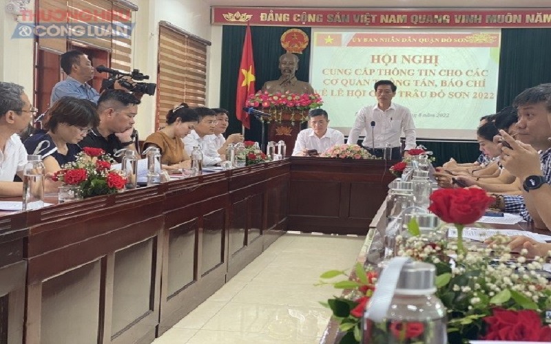 UBND quận Đồ Sơn cung cấp thông tin về Lễ hội chọi trâu 2022 Đồ Sơn năm 2022