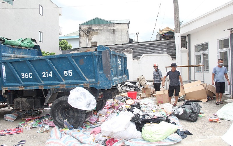 Thanh Hoá tiêu hủy mặt hàng vi phạm hành chính