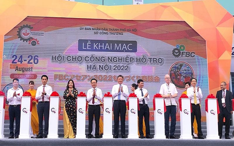 Hội chợ Công nghiệp hỗ trợ thành phố Hà Nội năm 2022 thu hút hơn 250 gian hàng của các doanh nghiệp công nghệ hỗ trợ tham gia