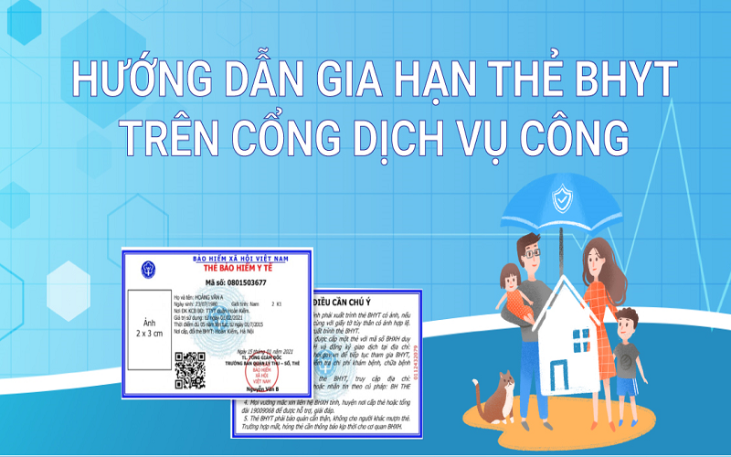 7 bước gia hạn thẻ bảo hiểm y tế trên cổng dịch vụ công