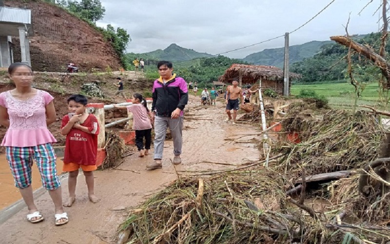 Mưa lớn gây thiệt hại nghiêm trọng tại Bảo Yên