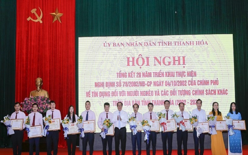 Thanh Hoá tổ chức hội nghị tổng kết 20 năm triển khai thực hiện tín dụng đối với hộ nghèo và các đối tượng chính sách