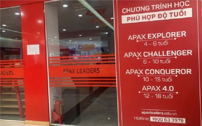 Trung tâm Apax Leaders Buôn Ma Thuột bị tạm dừng chiêu sinh để trả lại tiền cho học sinh