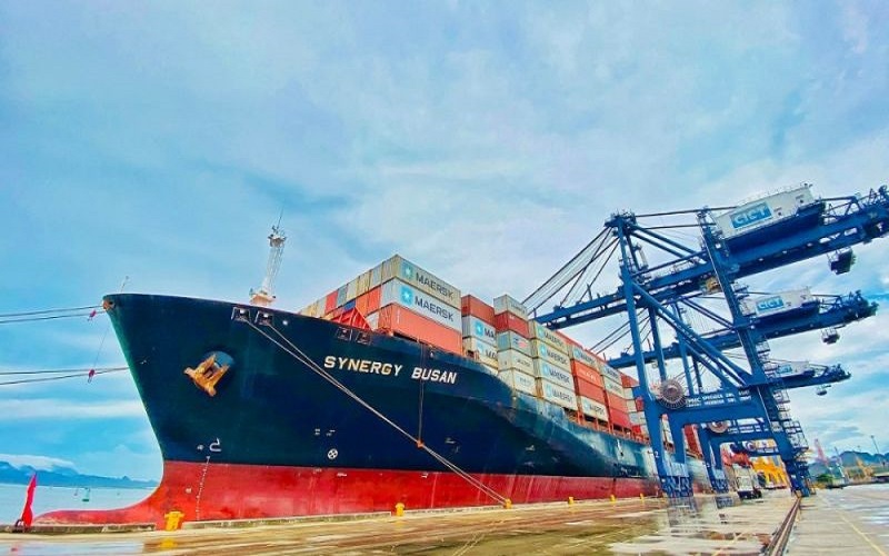 Hãng tàu MAERSK Line chính thức mở tuyến cố định tới Cảng Cái Lân