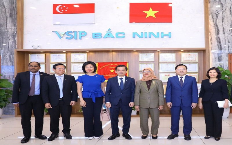 Tổng thống Singapore thăm Khu công nghiệp VSIP Bắc Ninh
