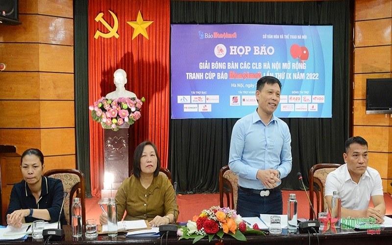 Hơn 300 tay vợt tranh tài Giải bóng bàn các câu lạc bộ Hà Nội mở rộng 2022