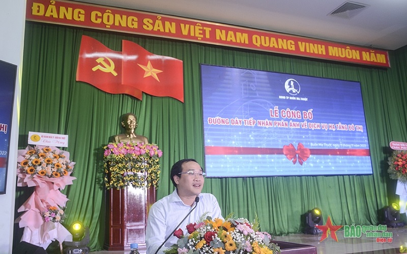 TP Buôn Ma Thuột (Đắk Lắk) công bố đường dây tiếp nhận phản ánh dịch vụ hạ tầng đô thị