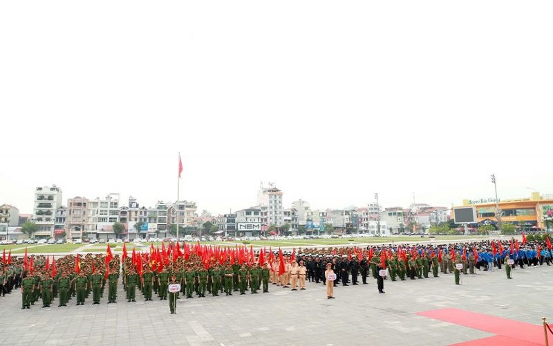 Bắc Giang ra quân đợt cao điểm tấn công, trấn áp tội phạm, bảo đảm an ninh trật tự Tết Nguyên đán Quý Mão năm 2023