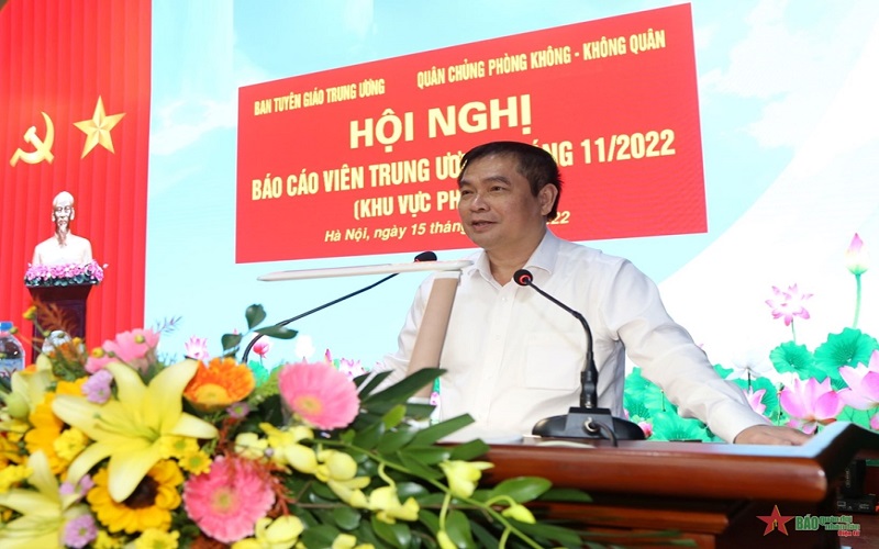 Hội nghị Báo cáo viên Trung ương tháng 11-2022