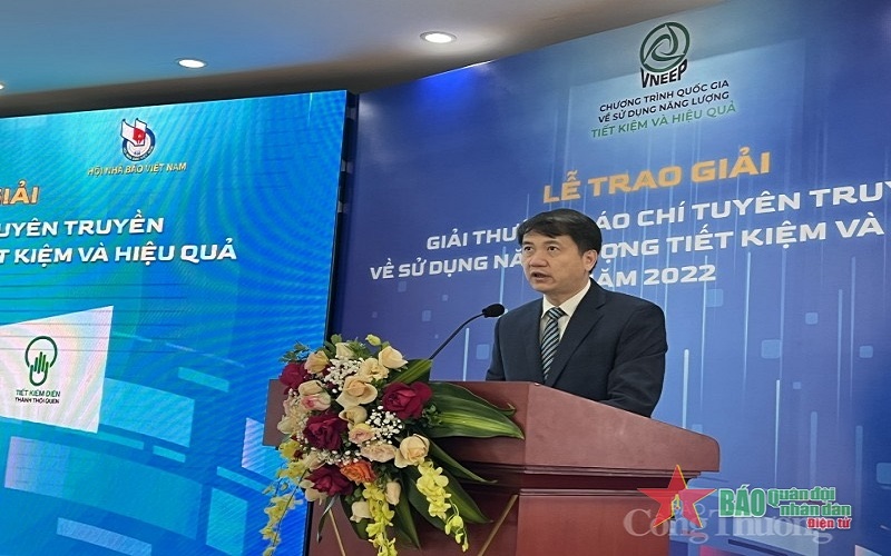 Trao giải báo chí tuyên truyền về sử dụng năng lượng tiết kiệm và hiệu quả năm 2022