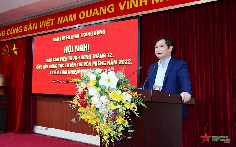 Ban Tuyên giáo Trung ương tổ chức Hội nghị báo cáo viên Trung ương tháng 12 năm 2022​