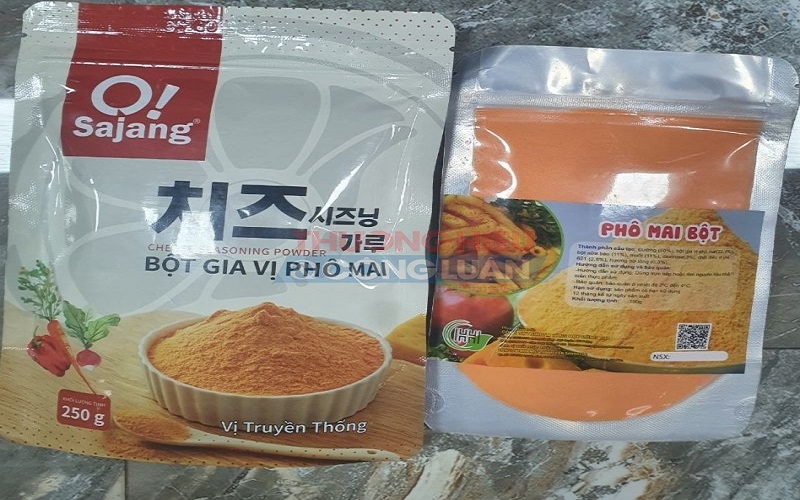 Siêu thị T&T Mart tiêu hủy sản phẩm bột pho mai O!Sajang có dấu hiệu làm giả