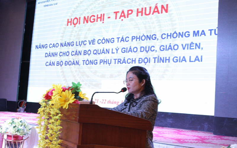 Phòng chống ma tuý xâm nhập học đường tại tỉnh Gia Lai năm học 2022 - 2023