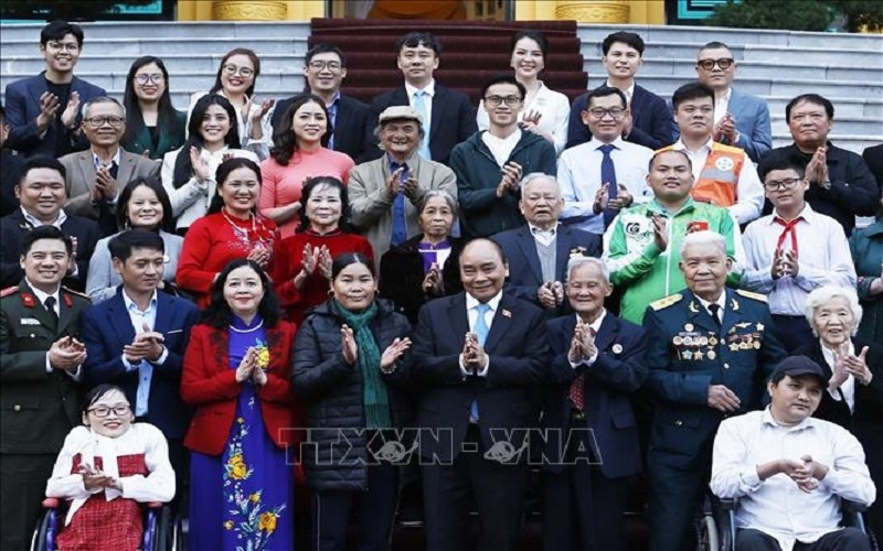 Chủ tịch nước tiếp các đại biểu trong Chương trình "Việc tử tế"