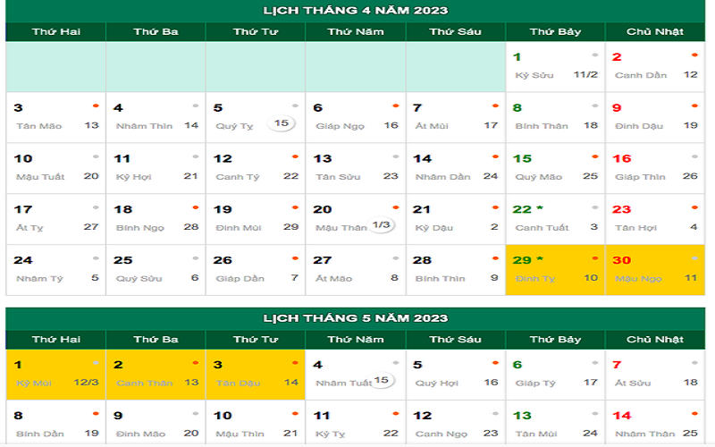 Dịp lễ 30/04 - 01/05, người lao động được nghỉ 05 ngày liên tục