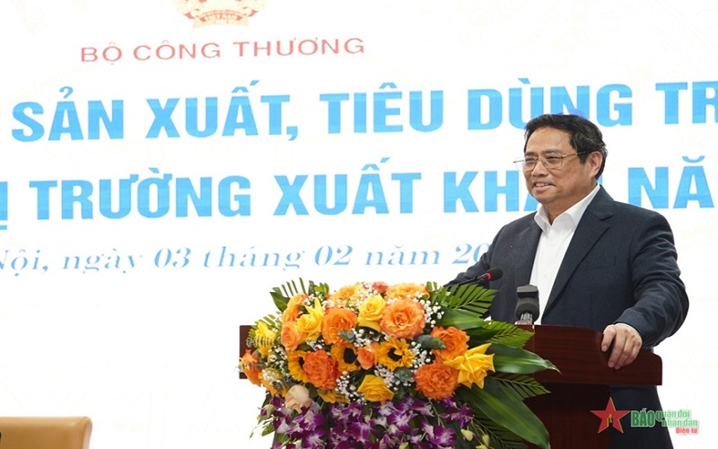 Thủ tướng Chính phủ Phạm Minh Chính: Thúc đẩy tiêu dùng và xuất nhập khẩu, bảo đảm năng lượng