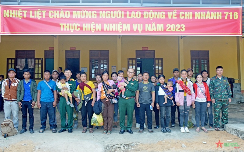 Chi nhánh 716 (Binh đoàn 15) tuyển dụng và đón nhận hơn 300 công nhân mới