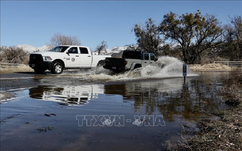 Tổng thống Mỹ ban bố tình trạng khẩn cấp ở bang California do bão lũ