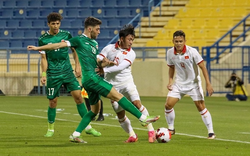 Thi đấu thiếu người, U23 Việt Nam thua Iraq ở trận ra quân Doha Cup 2023