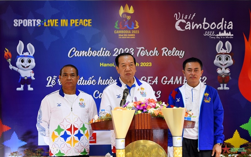 Lễ rước đuốc SEA Games 32 tại Việt Nam