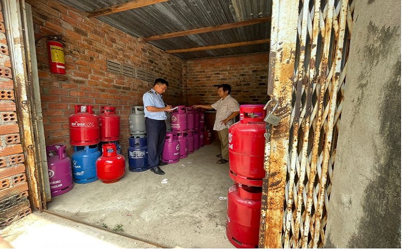 Ninh Thuận: Xử phạt hộ kinh doanh vi phạm trong kinh doanh LPG chai