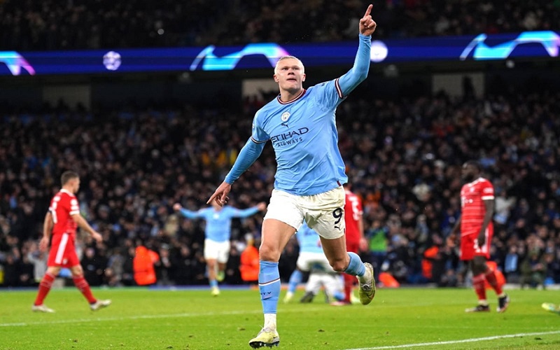 Haaland đang giúp Man City hướng đến “cú ăn ba” mùa này