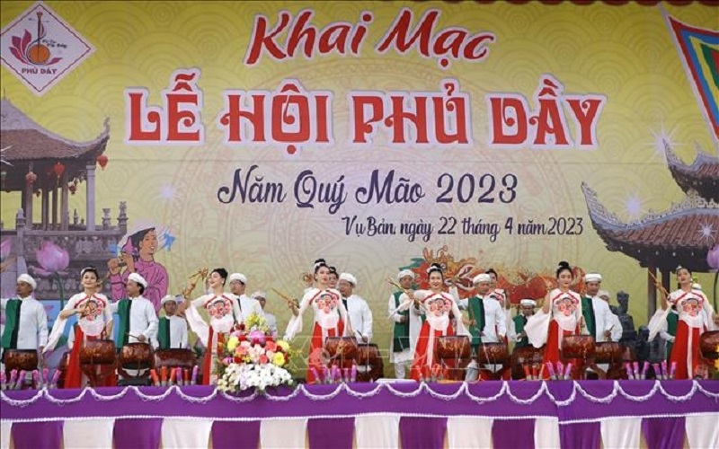 Khai mạc Lễ hội Phủ Dầy năm 2023