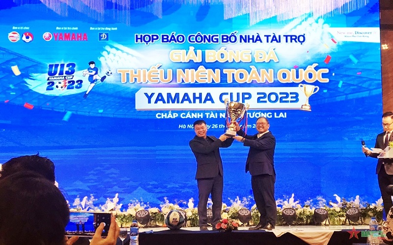 34 đội bóng dự Giải bóng đá thiếu niên toàn quốc Yamaha Cup 2023