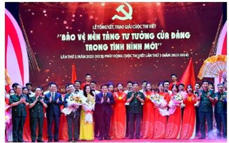 Lời cảm ơn của Ban tổ chức Lễ tổng kết, trao giải Cuộc thi viết “Bảo vệ nền tảng tư tưởng của Đảng trong tình hình mới”