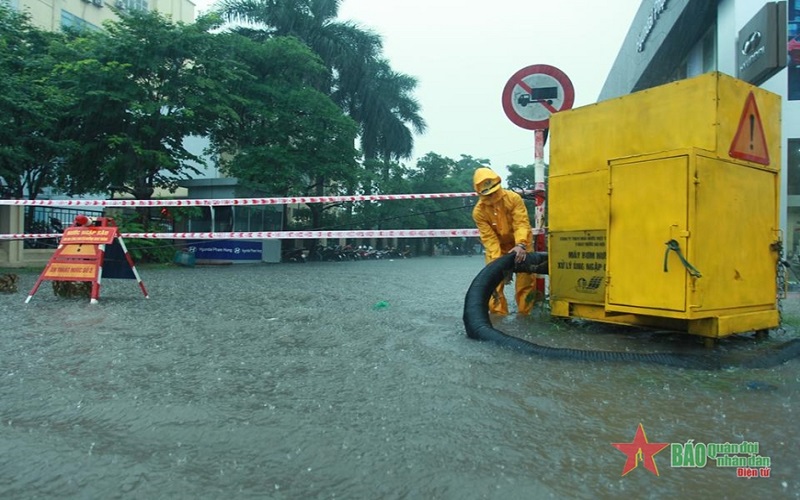 Hà Nội chủ động phương án phòng, chống úng ngập mùa mưa