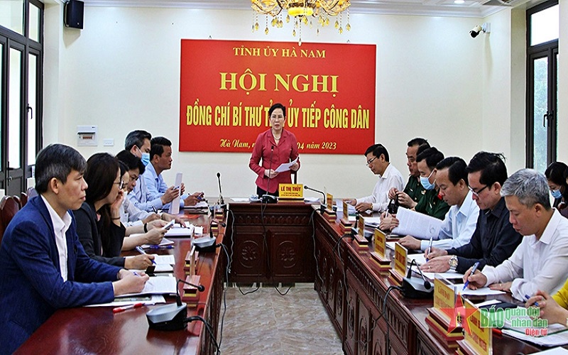 Thực hành nêu gương từ việc tiếp dân