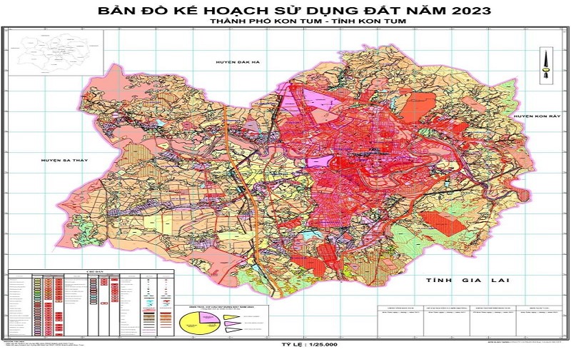 Phê duyệt kế hoạch sử dụng đất của thành phố Kon Tum